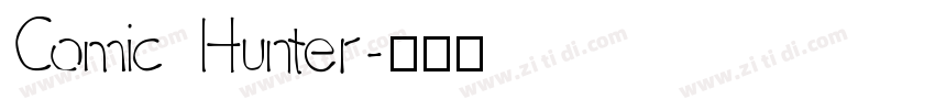Comic Hunter字体转换